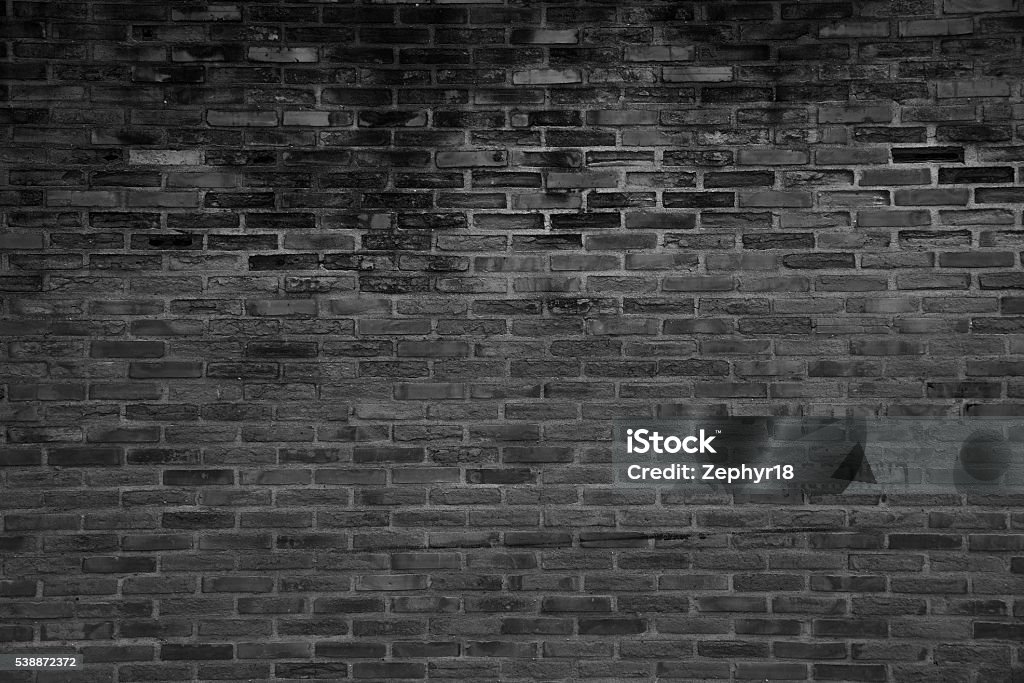 Noir grunge mur de briques fond texturé - Photo de Mur de briques libre de droits