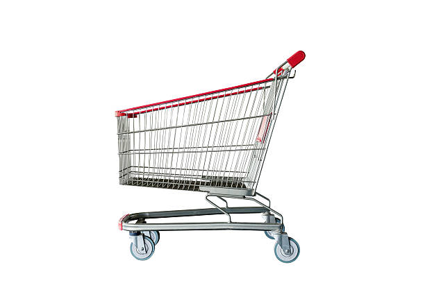 istock Shopping Cart Isolated On White background with clipping path. 538875448