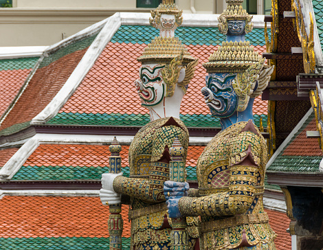 Temple of the Emerald Buddha (Wat Phra Kaew), the Royal Palace, Bangkok