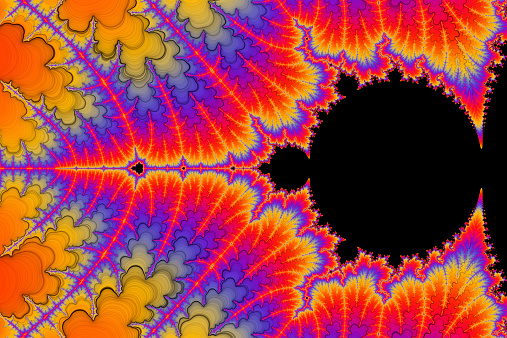 Digital visualization of a fractal