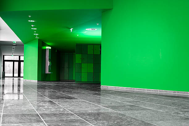 Entrance hall and lockers