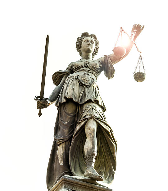 istock Justice with sunlight in Frankfurt 538877318