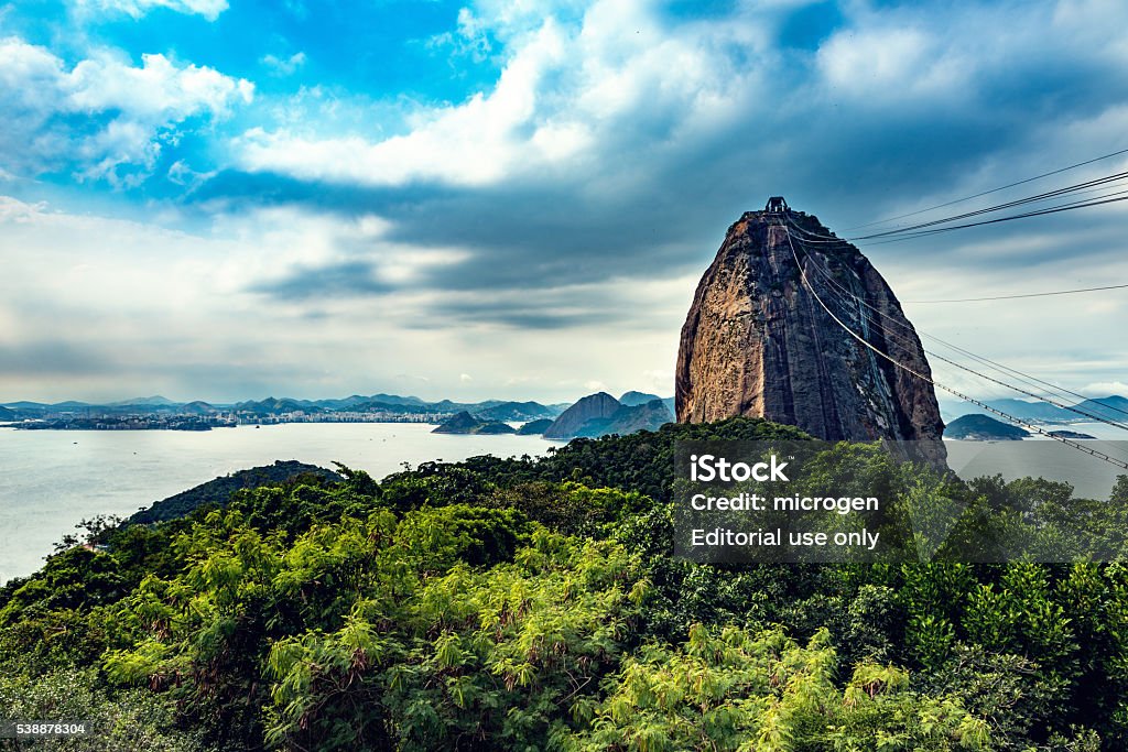 Sugar Loaf mountain in Rio de Janeiro Beauty Stock Photo