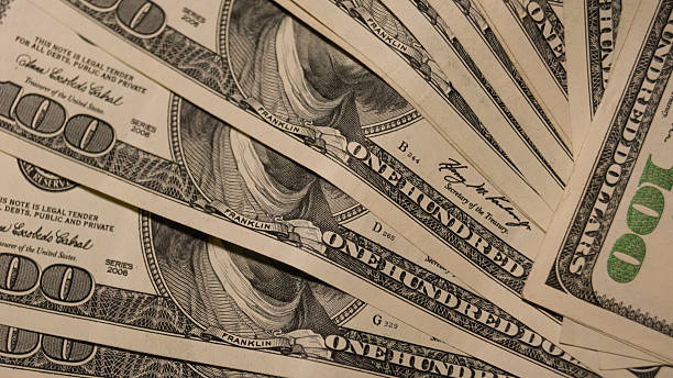 istock Lot of different dollars bills. 538878495