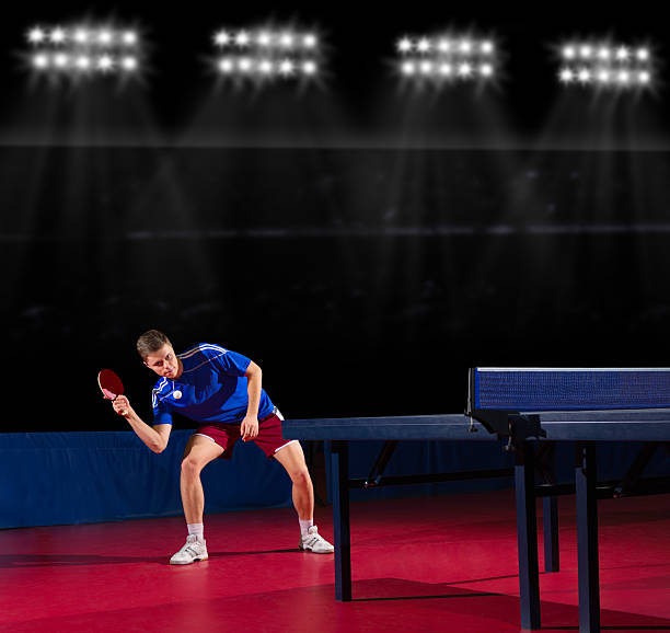 istock Table tennis player at sports hall 538878733