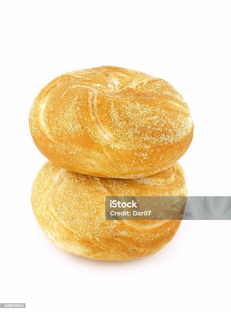 Bread Fresh hard rolls isolated on white background . 2015 Stock Photo