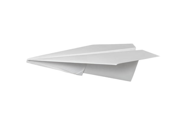istock Origami paper airplane. Isolated on white background. 538879336