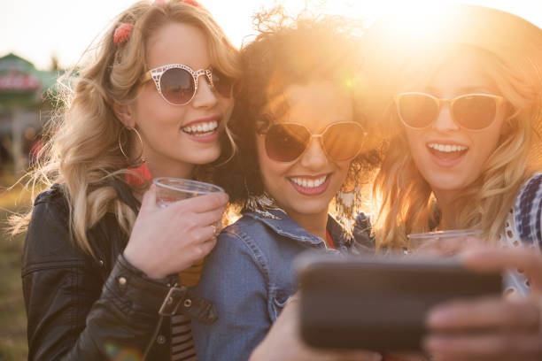 istock Taking many selfies with mobile phone 538879368