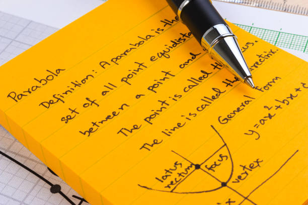 istock Lecture Notes in Mathematics. Parabolas and quadratic theory. 538879454