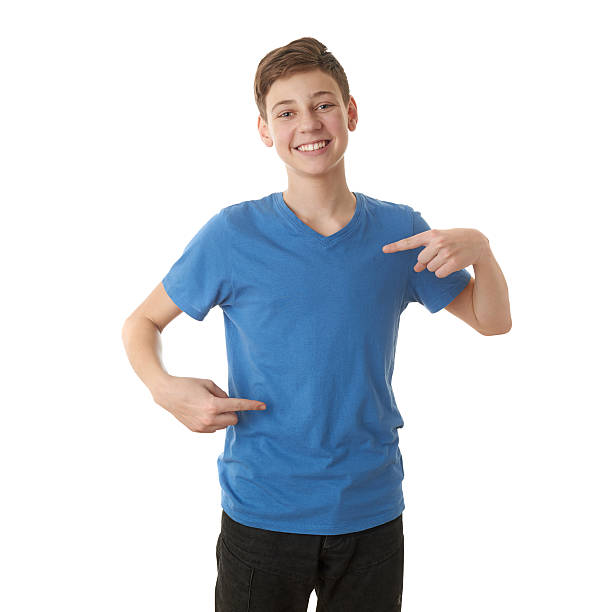 istock Cute teenager boy over white isolated background 538882484