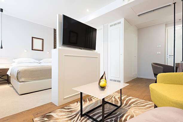 istock Interior of a modern hotel apatment 538883278