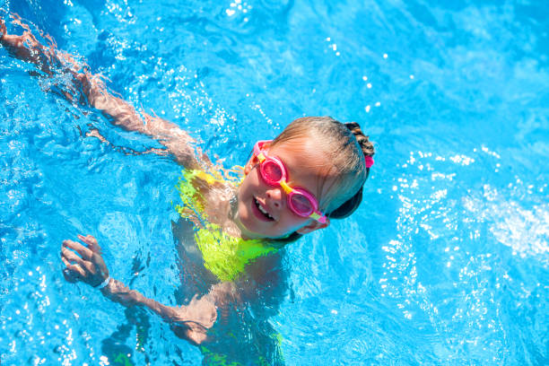 istock Child on water slide in aquapark. 538883638