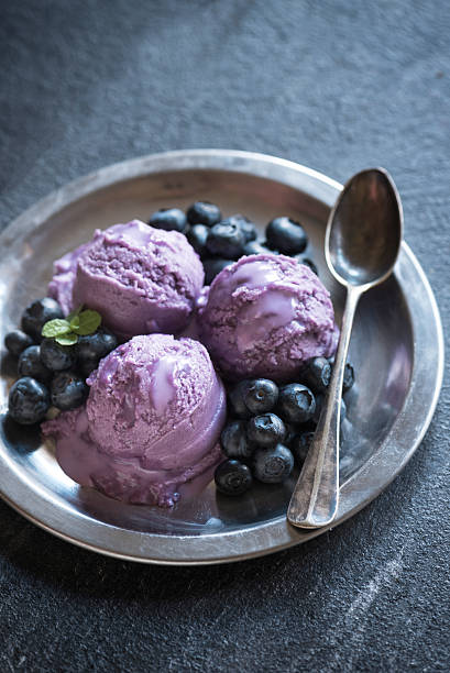 istock Scoop of ice cream with blueberries 538890580