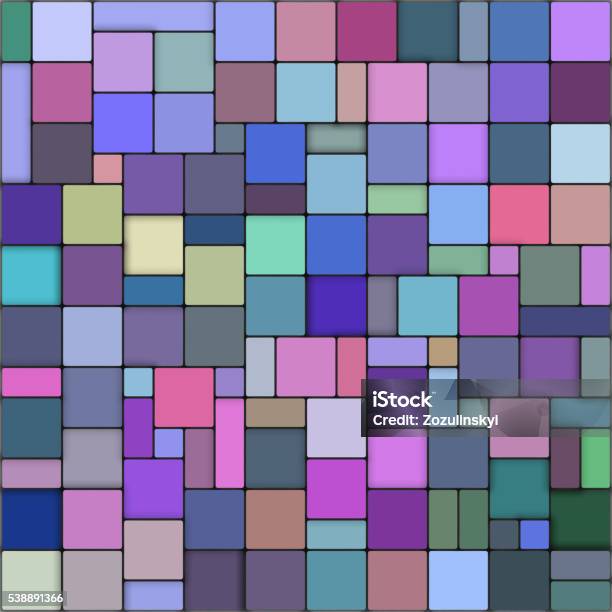 Pattern Color Full Rectangle Vector Geometric Pattern With Color Rectangle Shapes Stock Illustration ...