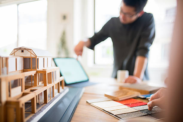 istock Close up of a 3D architectural model 538891372