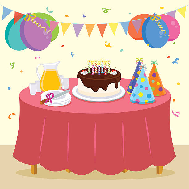 ilustrações, clipart, desenhos animados e ícones de festa de aniversário - birthday birthday card cake cupcake