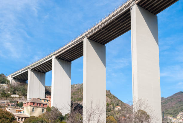 istock Bottom view of a viaduct in Italy 538893052