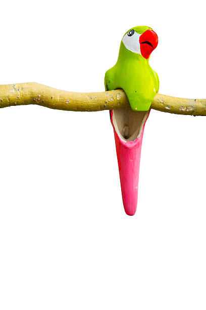 istock Isolated fake bird for garden decoration 538895564