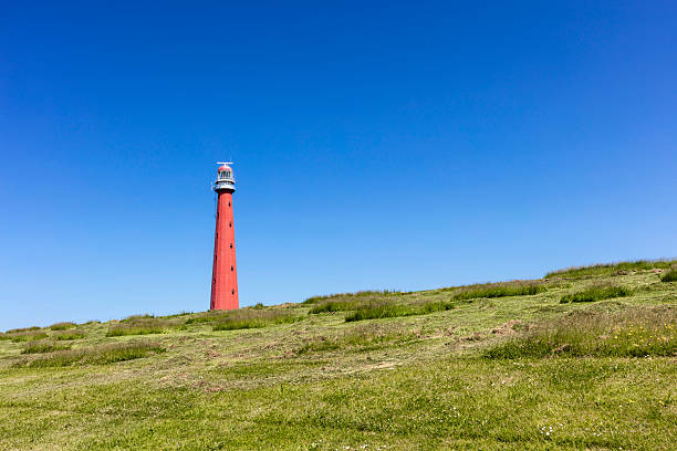Lighthouse Lange Jaap Den Helder Netherlands stock photo