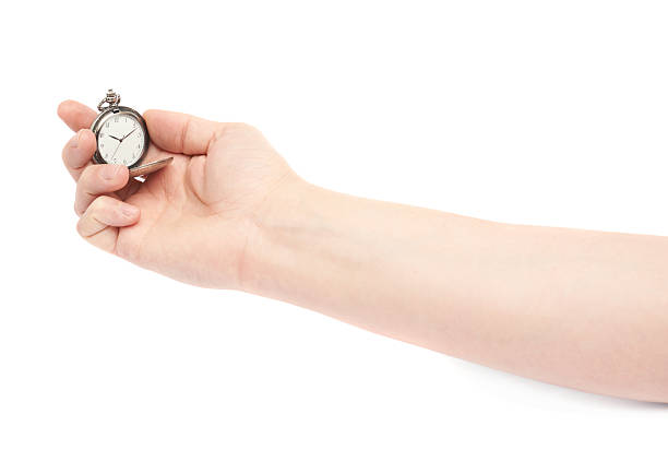 istock Hand holding old pocket watch 538897918
