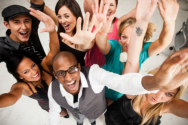 istock Diverse Group of Young Adults Dancing 538899110