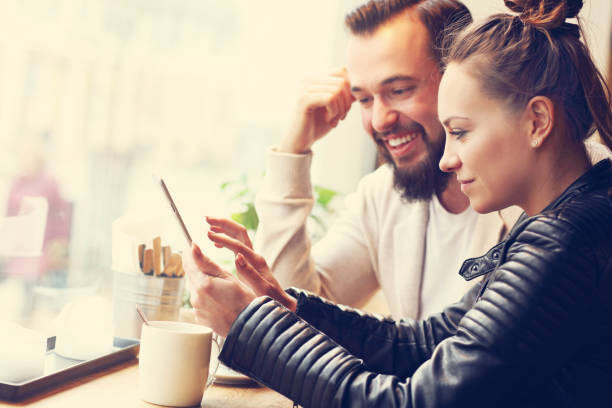 istock Young people doing business in cafe 538901264