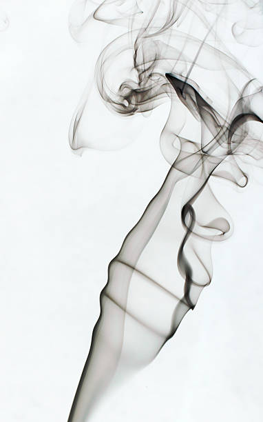 istock the image of smoke on white background 538901697