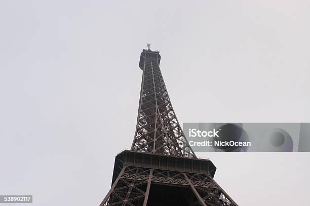 Backpacking Europe Paris France Stock Photo - Download Image Now - 2015, Capital Cities, Eiffel Tower - Paris