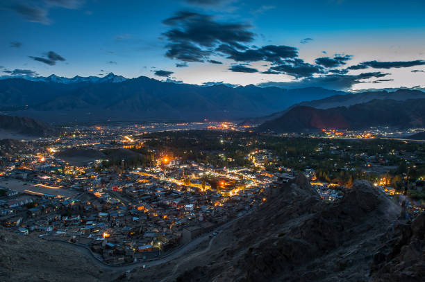 istock Leh Ladahk at Dust seen from Leh Palace 538902188