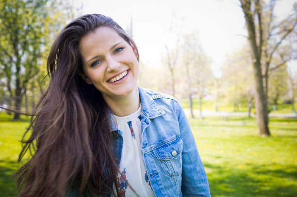 istock casual brunette outdoors 538903030