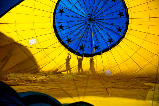 istock Composite of hot air balloons 538905162