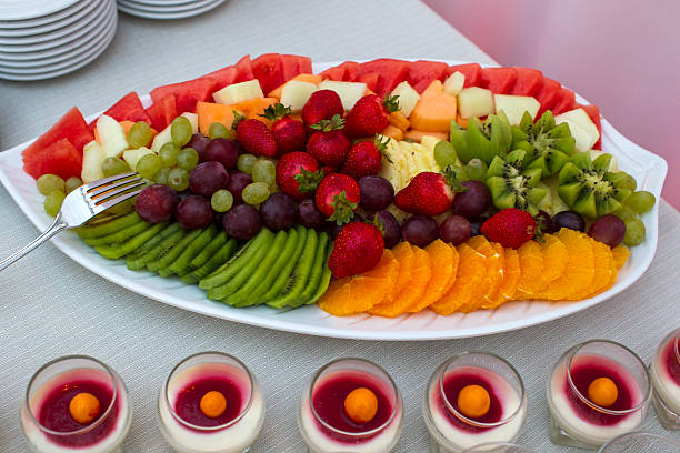 istock Desserts in glass and fruit 538905270
