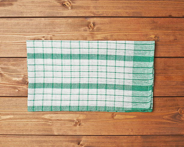 istock Tablecloth or towel over the wooden table 538905690