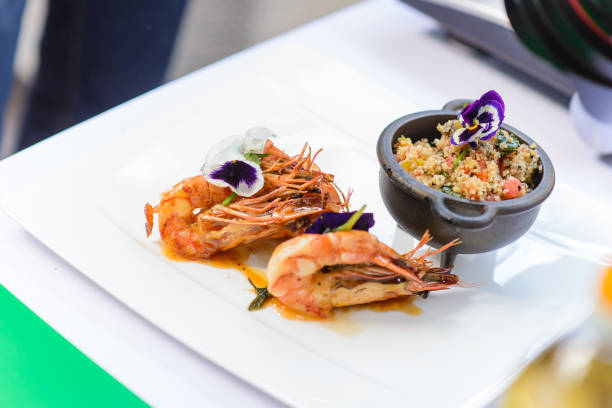 istock Couscous and shrimps 538906304