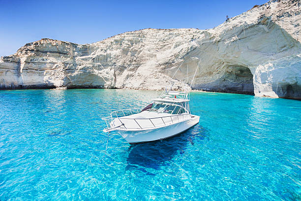 Beautiful seascape, Milos island, Greece