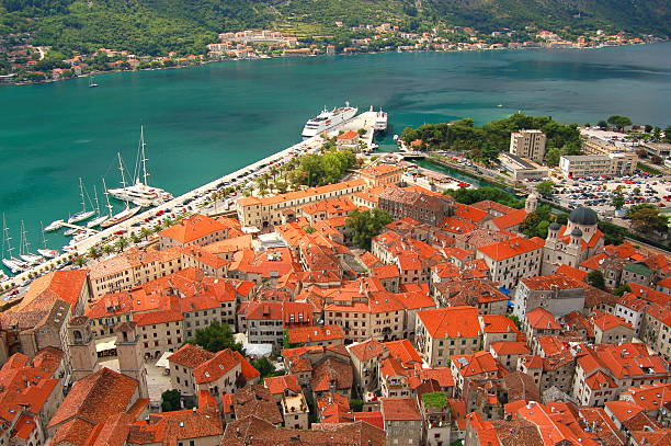 istock Picturesque gorgeous view on Kotor, Montenegro 538916035