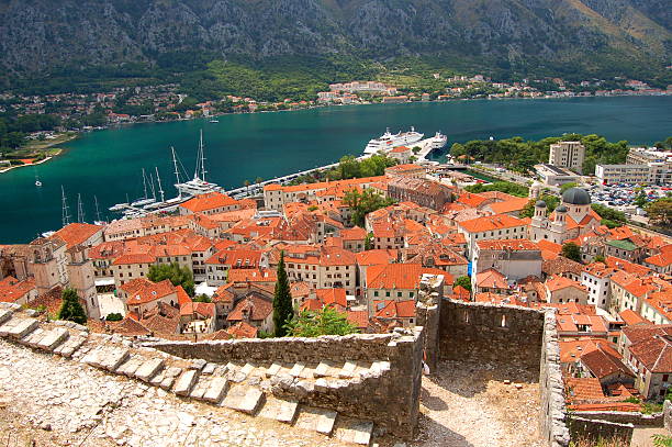 istock Picturesque gorgeous view on Kotor, Montenegro 538916063