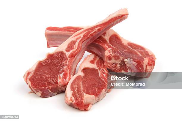 Foto de Costeletas De Carneiro e mais fotos de stock de Carne - Carne, Carne de Carneiro, Cru