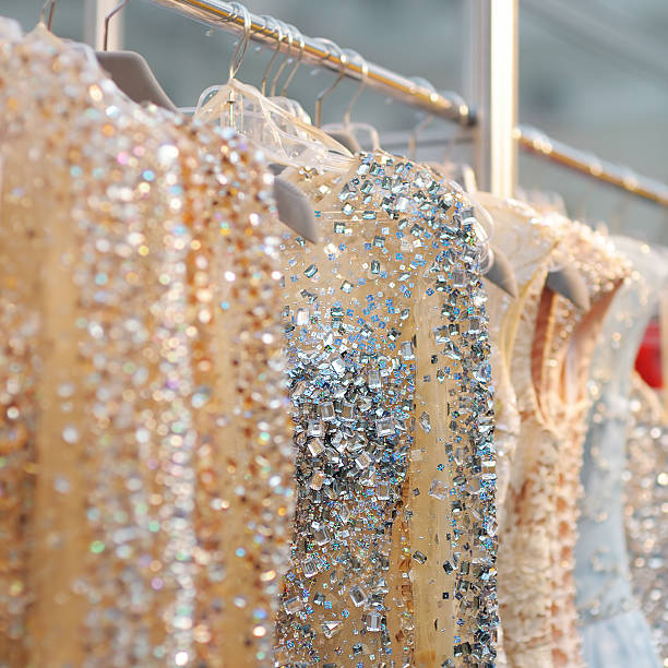 istock Few beautiful wedding or evening dresses 538919223