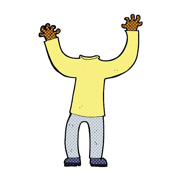 Comic Cartoon Headless Body Stock Illustration - Download Image Now -  Adult, Bizarre, Cheerful - iStock