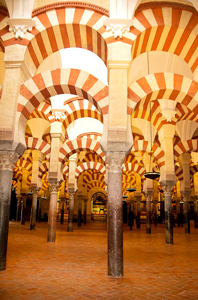 interior of Great Mosque  in Cordoba, Spain
