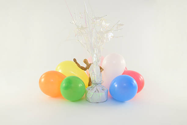 Three deflated balloons on a white background.Some Other Random Images Of Mine Shown Below -