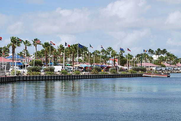 istock Boardwalk in Marigot city, St. Martin island. 538948123