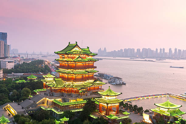 istock nanchang tengwang pavilion at night 538949661