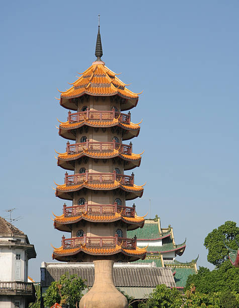 istock Pagoda in Chinese temple 538964437