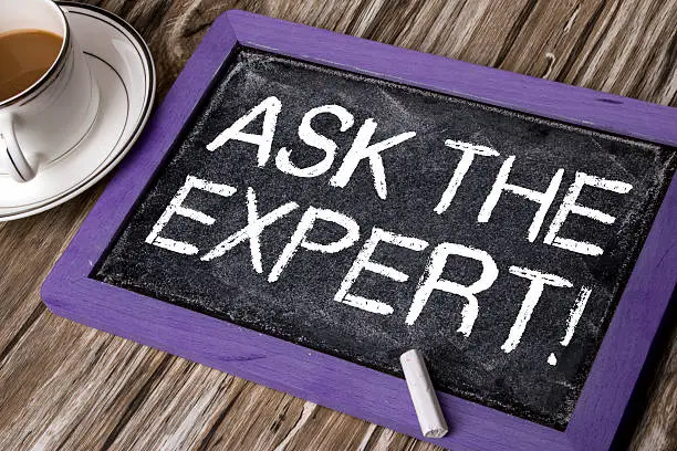 Photo of ask the expert concept