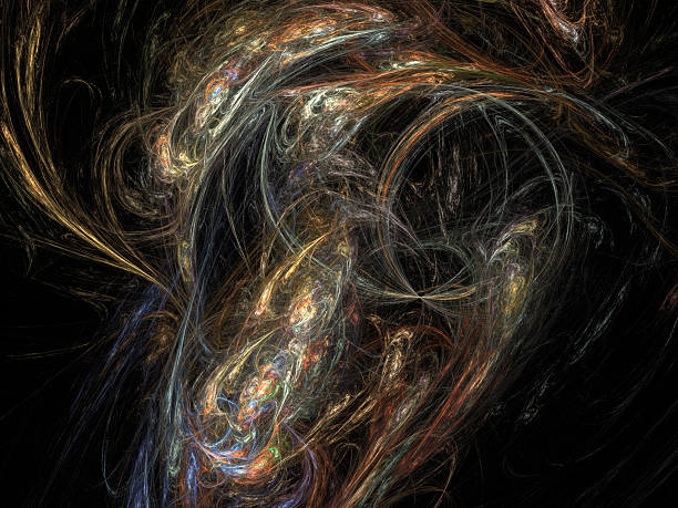 istock Digital Fractal on Black 538967315