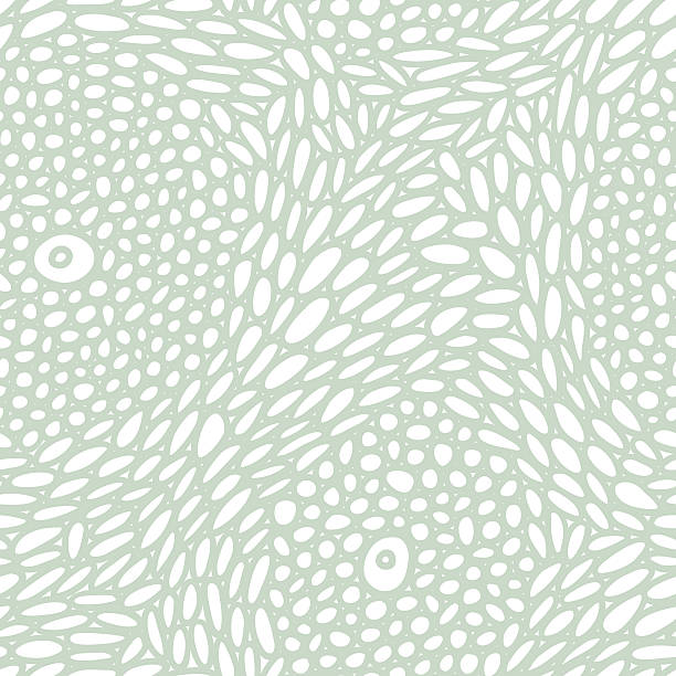 Organic cell structure seamless pattern Seamless pattern; stylized microscopic biological cell structure. natural pattern stock illustrations