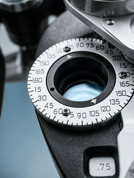istock Close Up of Dial on Phoropter in Eye Doctor's Office 538969793