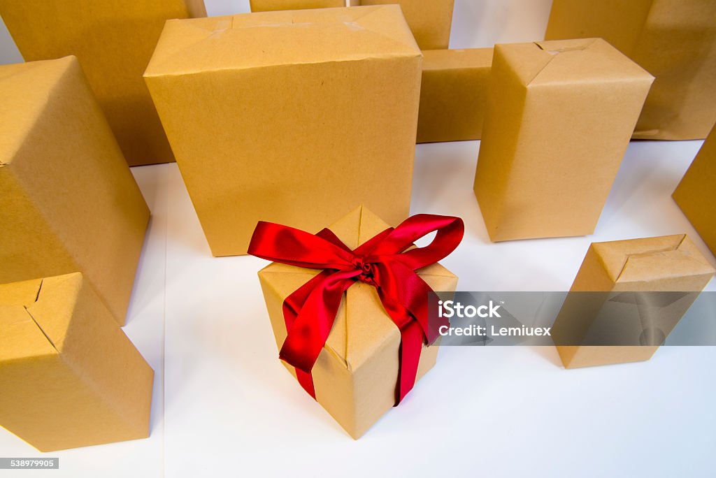 gift box of the front row  2015 Stock Photo